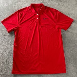 The Nike Polo Dri-FIT Men’s Sportwear  Polo  BV0354-657 Red Short Sleeve